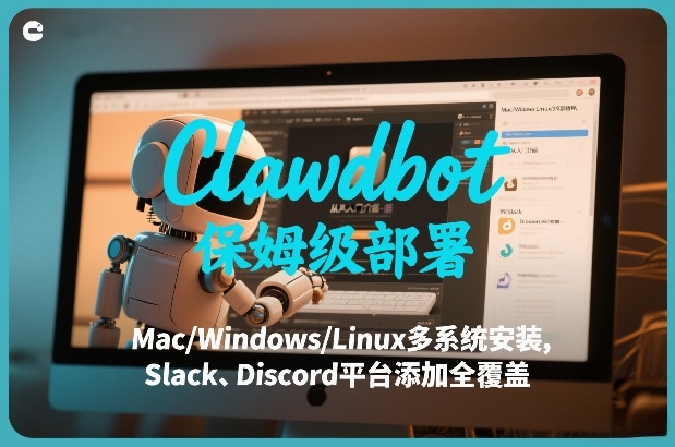 Clawdbot保姆级部署，从入门介绍、Mac/Windows/Linux多系统安装，到Slack、Discord平台添加全覆盖-蓝天网创