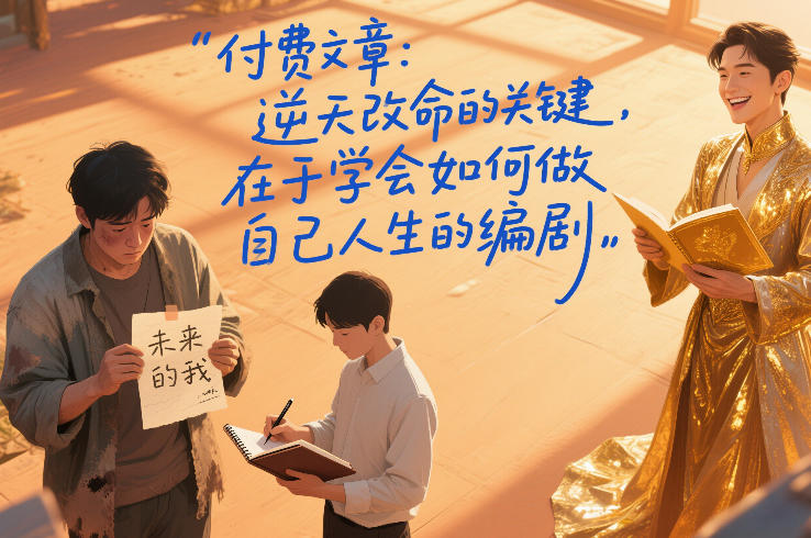 付费文章：逆天改命的关键，在于学会如何做自己人生的编剧-蓝天网创