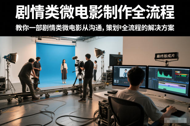 剧情类微电影制作全流程，教你一部剧情类微电影从沟通，策划到拍摄制作全流程的解决方案-蓝天网创