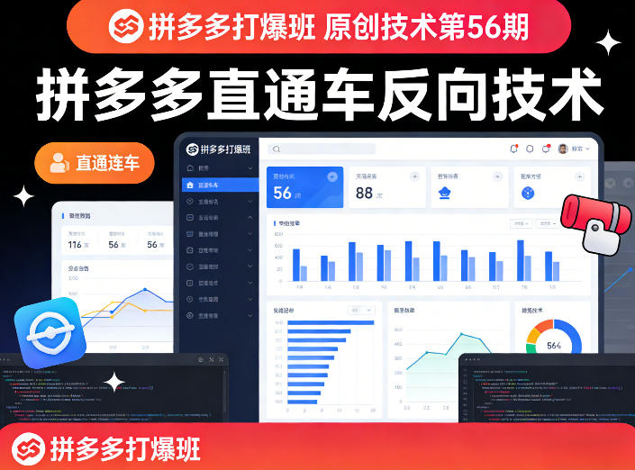 《拼多多打爆班》原创技术第56期，拼多多直通车反向技术-蓝天网创