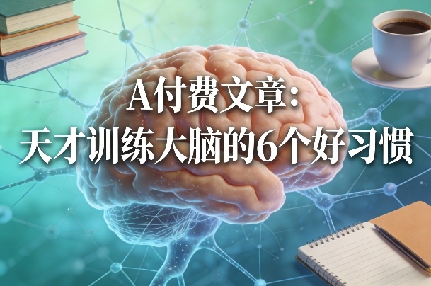 付费文章：天才训练大脑的6个好习惯-蓝天网创