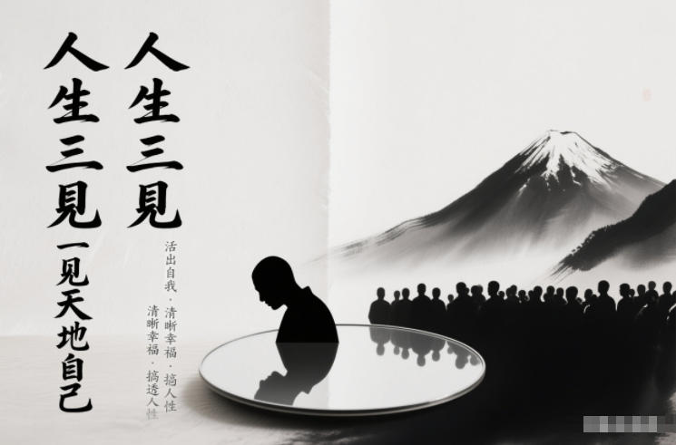 人生三见一见天地见众生见自己，活出自我拥有清晰幸福人生，搞透人性-蓝天网创