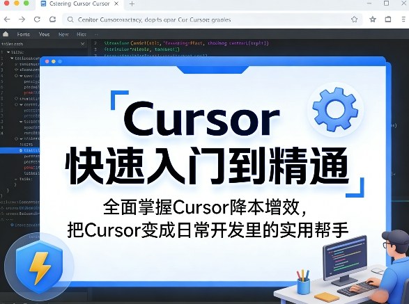 Cursor快速入门到精通，全面掌握Cursor降本增效，把Cursor变成日常开发里的实用帮手-蓝天网创