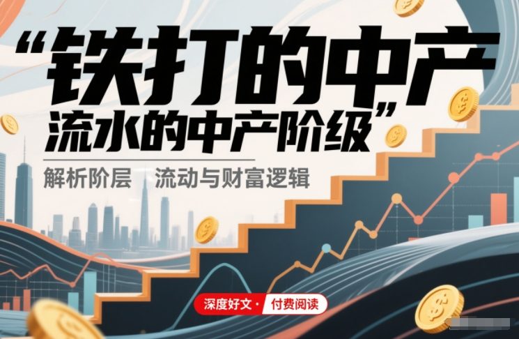 付费文章：铁打的中产，流水的中产阶级-蓝天网创