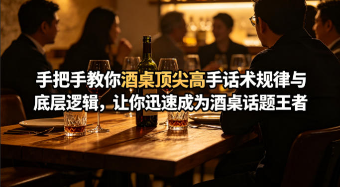 付费文章：手把手教你酒桌顶尖高手话术规律与底层逻辑，让你迅速成为酒桌话题王者(二十年全网独家经验分享)-蓝天网创