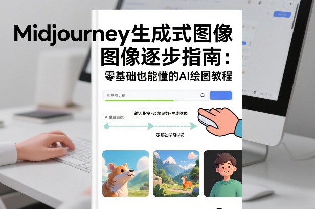 Midjourney生成式图像逐步指南：零基础也能懂的AI绘图教程-蓝天网创