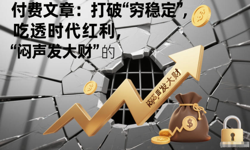 付费文章：打破“穷稳定”，吃透时代红利，“闷声发大财”的终极真谛-蓝天网创