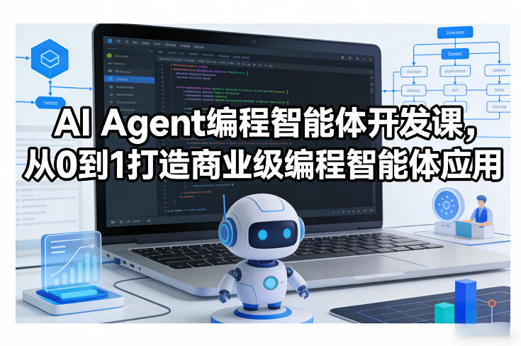 AI Agent编程智能体开发课，从0到1打造商业级编程智能体应用-蓝天网创