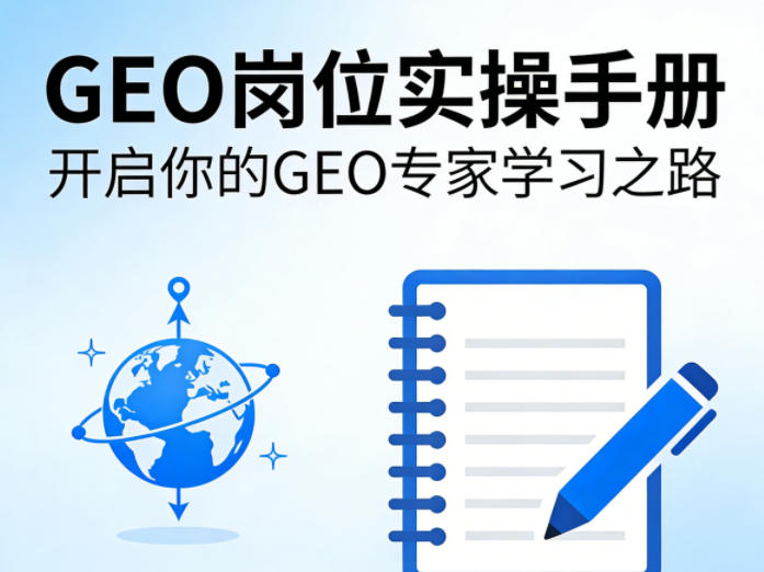 GEO岗位实操手册，开启你的GE0专家学习之路-蓝天网创